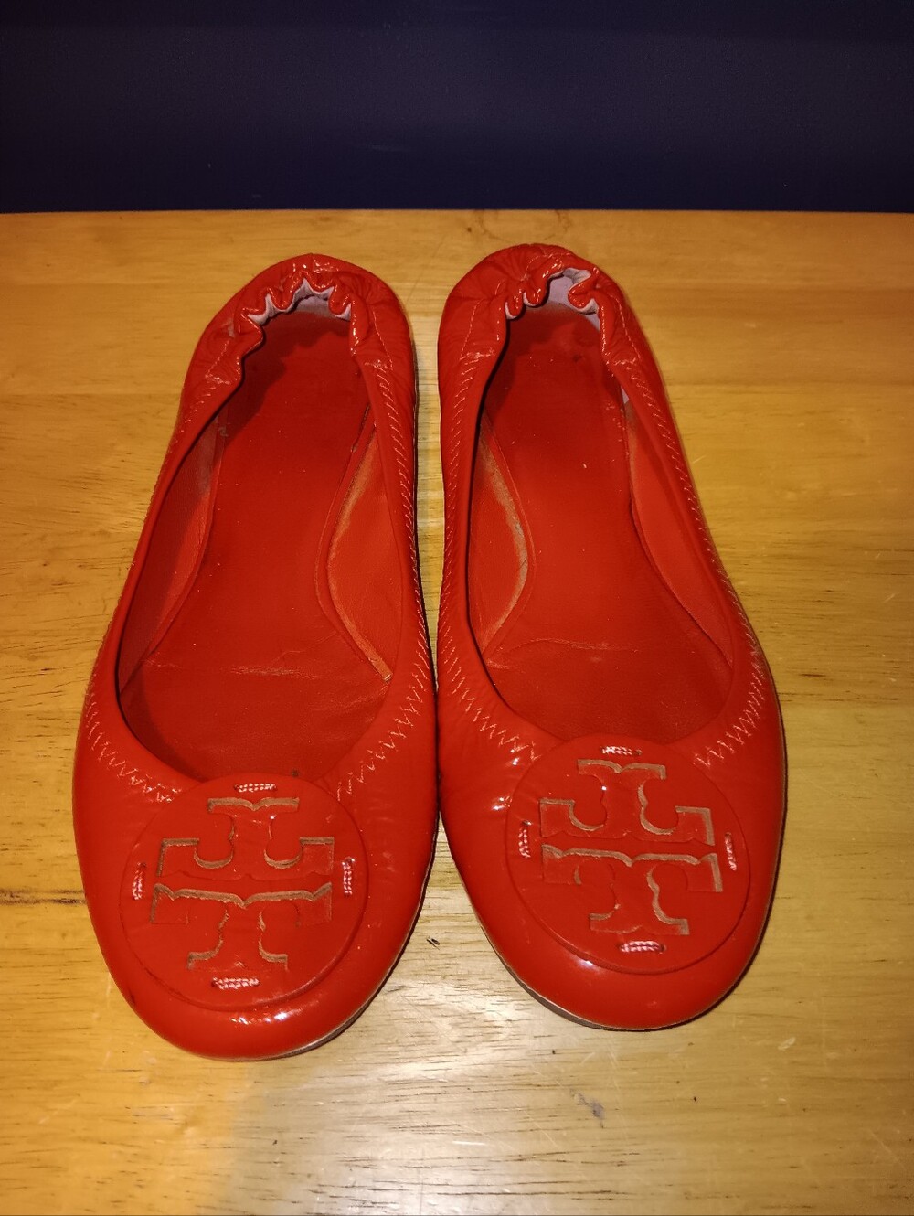 Tory Burch Leather Flats Size 9 1/2